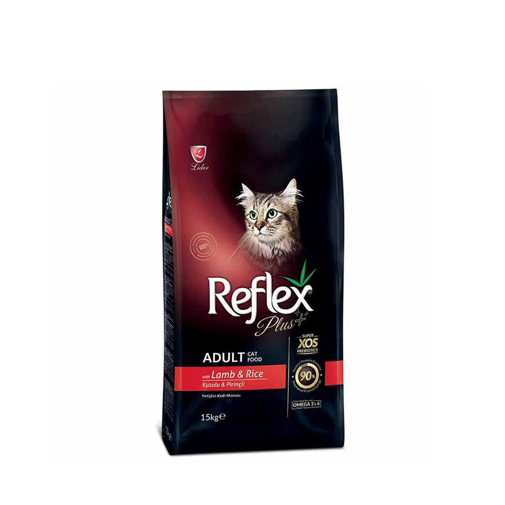 غذای خشک گربه رفلکس پلاس بره و برنج reflex plus lamb & rice