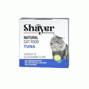 کنسرو گربه شایر نچرال ماهی تن shayer 110g