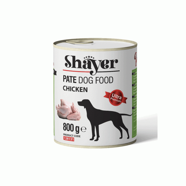 کنسرو سگ شایر پته مرغ shayer 800g