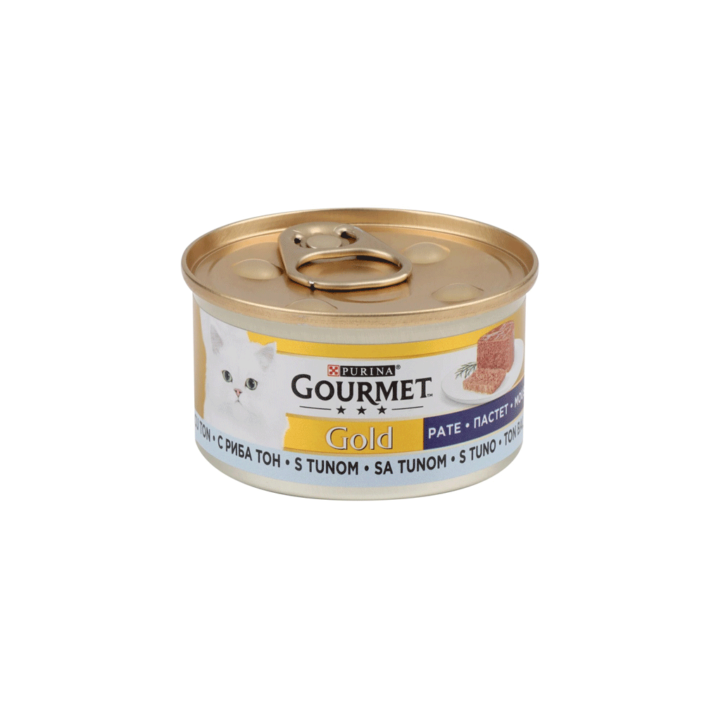 کنسرو گربه گورمت گلد پته ماهی GOURMET GOLD