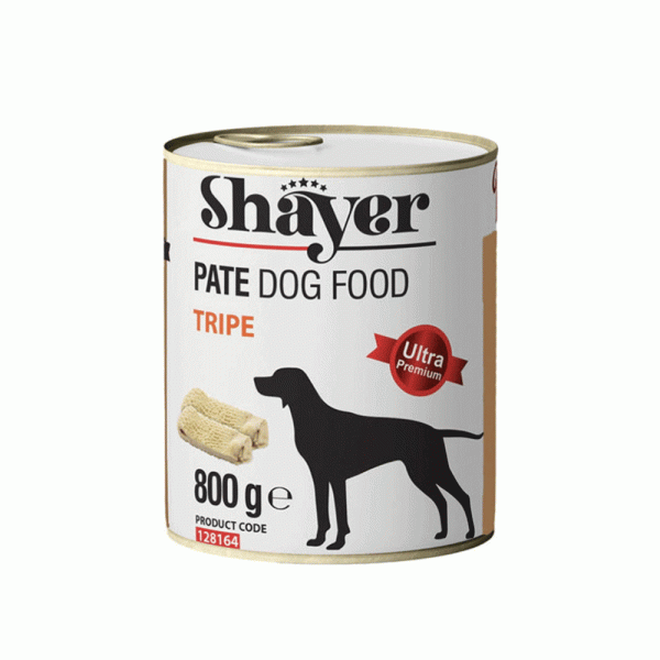 کنسرو سگ شایر پته سیرابی shayer 800g