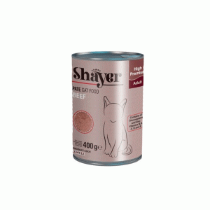 کنسرو گربه شایر پته گوشت shayer 400g