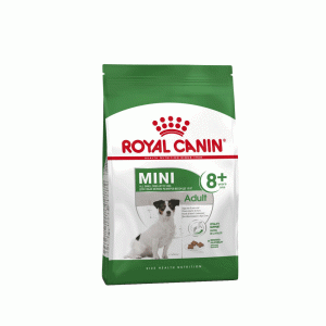 غذای خشک سگ مینی ادالت بالای هشت سال رویال کنین royal canin mini adult